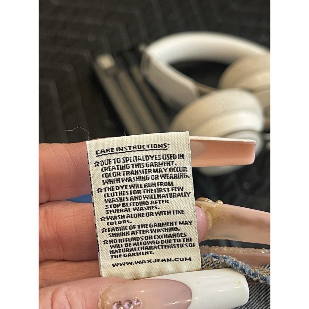 🔺️SOLD🔺️Basic denim wax jeans, one XL vintage dark blue new without tags​​ - Picture 7 of 7